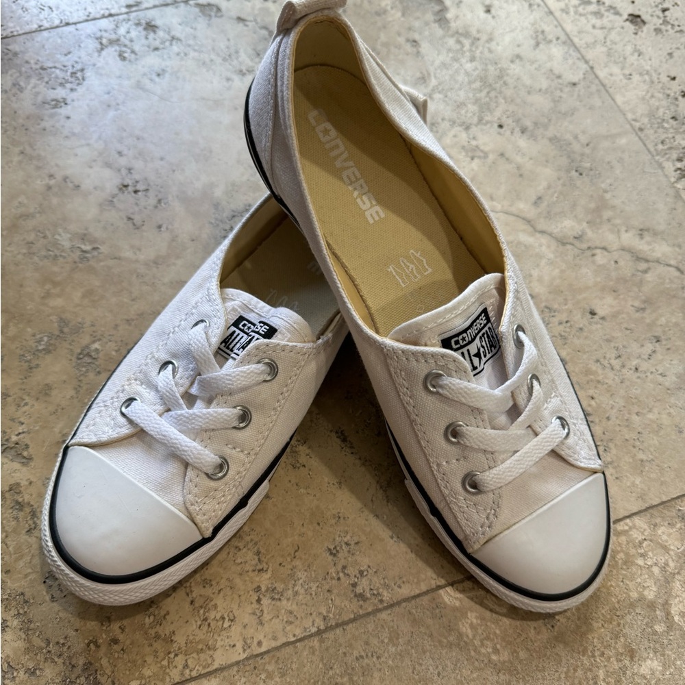 Converse ballet lace shoes